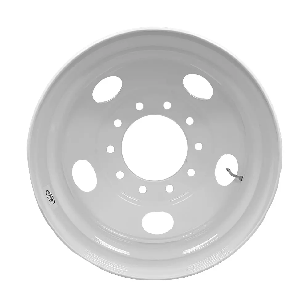 Set Of 8 Truck Wheel 22.5X8.25 Steel White Speedmax 10X285mm Hub Pilot Offset 168Mm 1