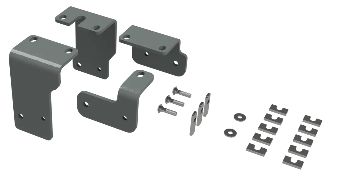 B&W Trailer Hitches Rvr3203 Custom Installation Kit For Universal Mounting Rails For Some Nissan  Trucks 1