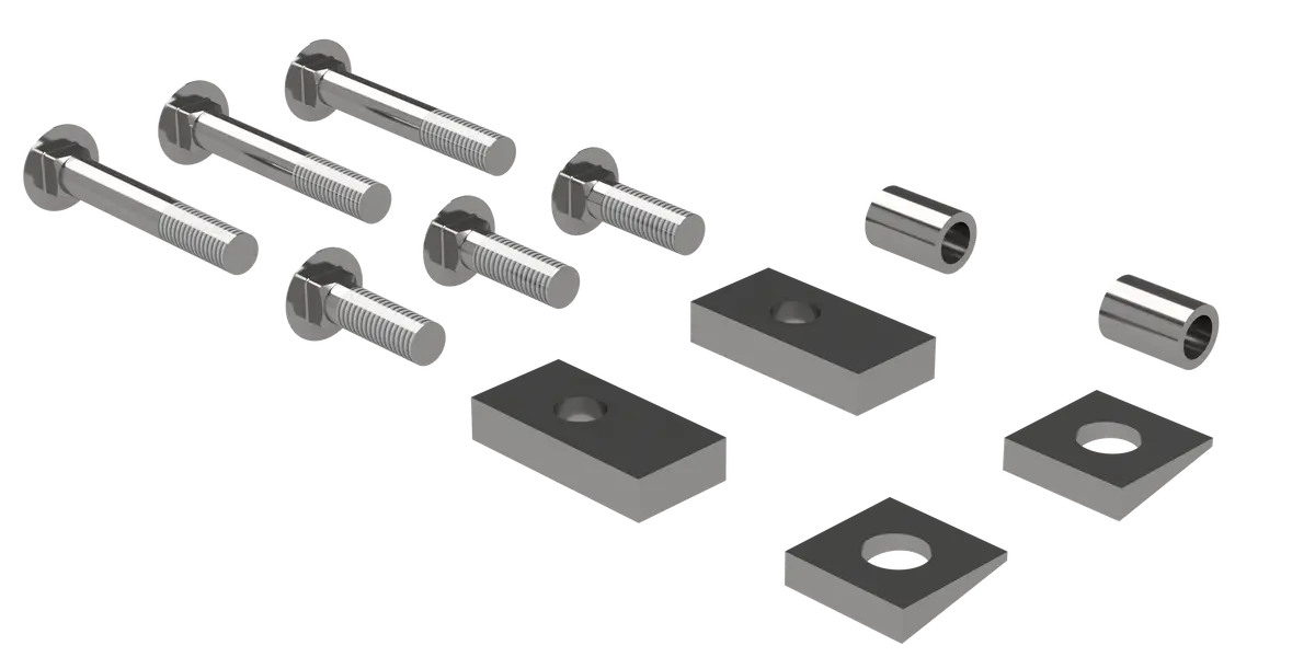 B&W Trailer Hitches Rvr3204 Custom Installation Kit For Universal Mounting Rails For Some Toyota Trucks 1