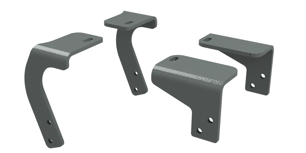 B&W Trailer Hitches Rvr3205 Custom Installation Kit For Universal Mounting Rails For Some Ram Trucks 1