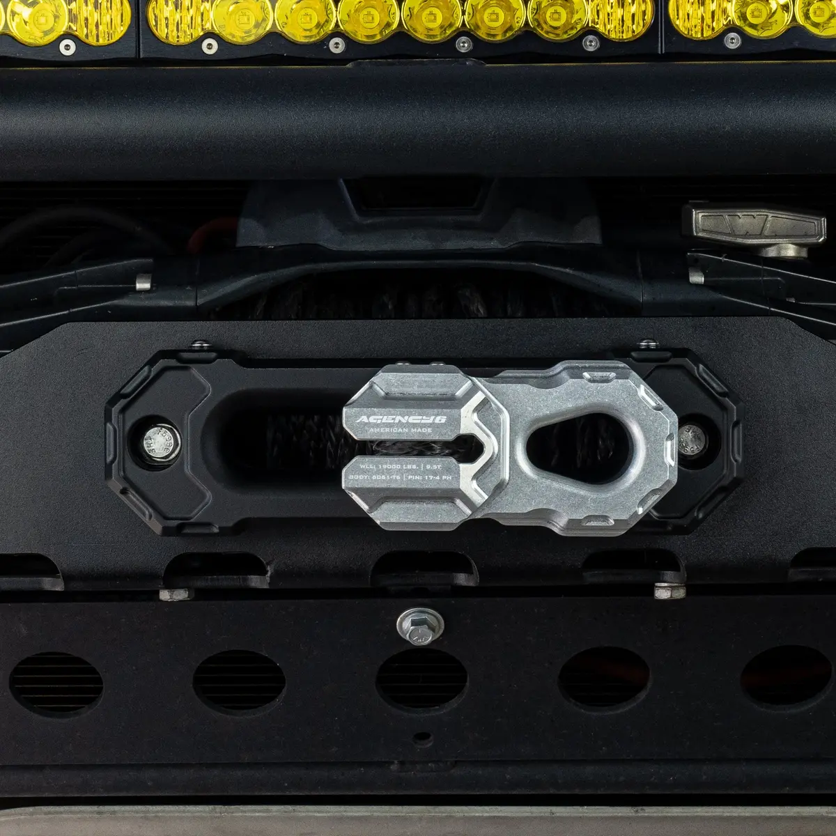Billet Winch Shackle - Raw 1