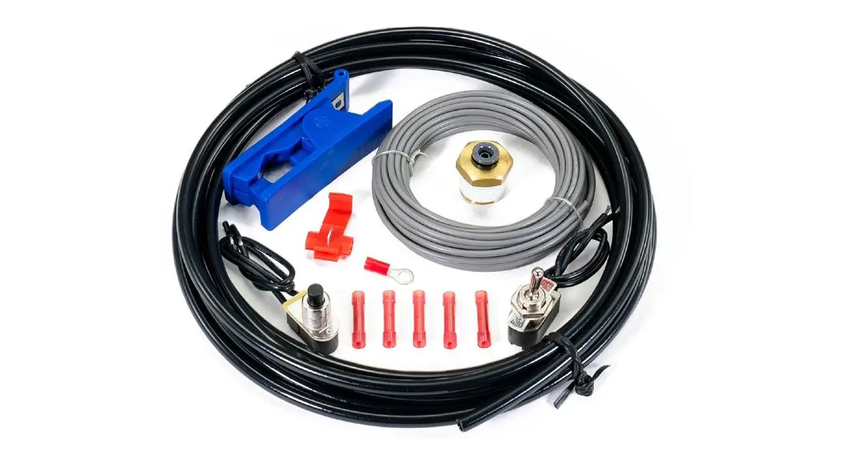 Ready To Honk (1/2" Npt To 1/4" Ptc Tank Fitting, Horn Wiring Kit, & 1/4" Air Line) 1