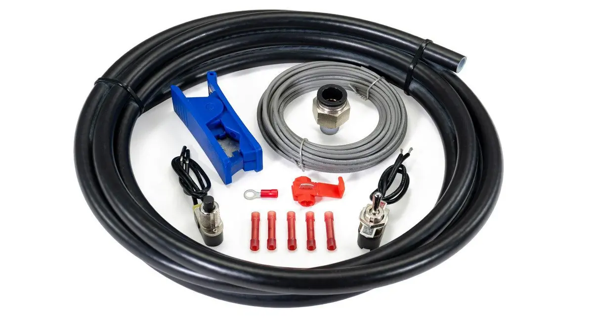 Ready To Honk (1/4" Npt To 1/2" Ptc Tank Fitting & Horn Wiring Kit & 1/2" Air Line) 1