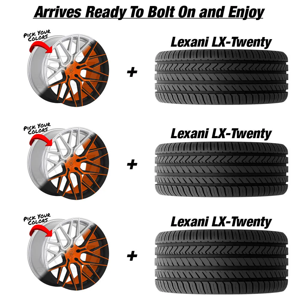 Rohana Rfx10 Slingshot 20" Wheel And Tire Package 1