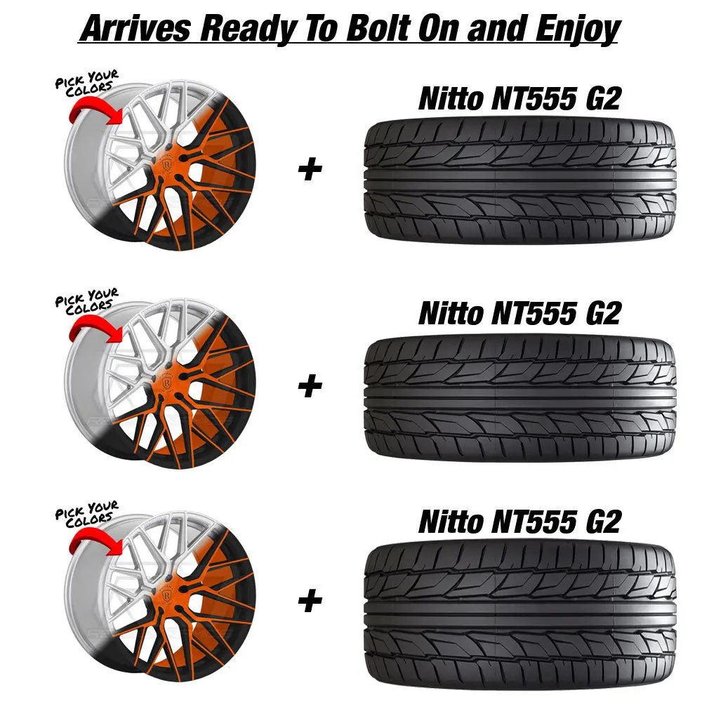 Rohana Rfx10 Slingshot 20" Wheel And Tire Package 2