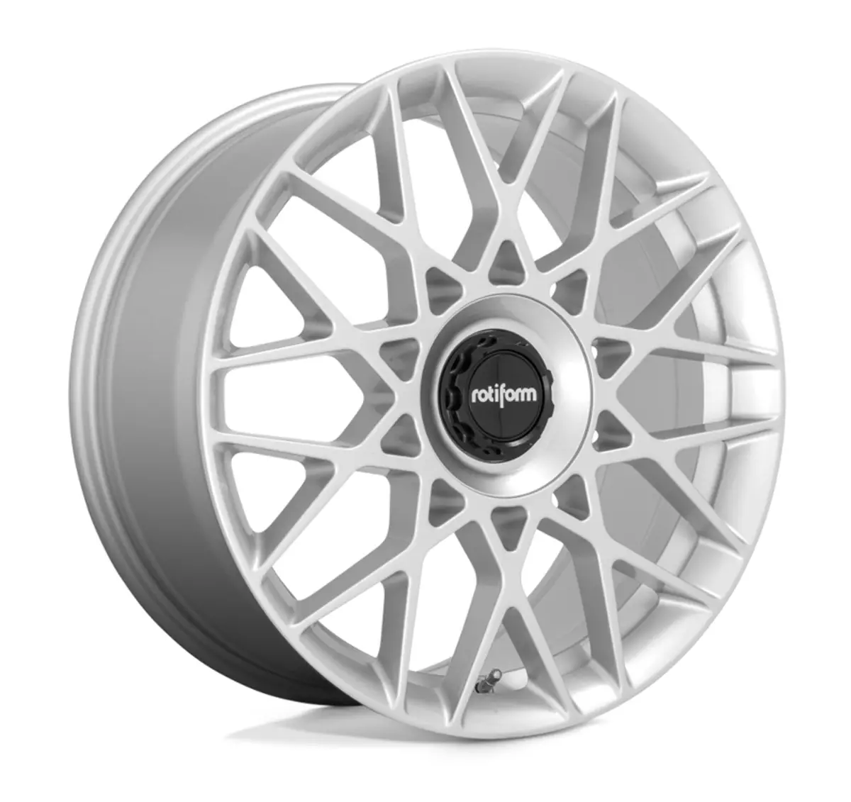 Rotiform Blq-C Tesla Model 3 19" Front And Rear Wheel And Tire Package - Silver 1