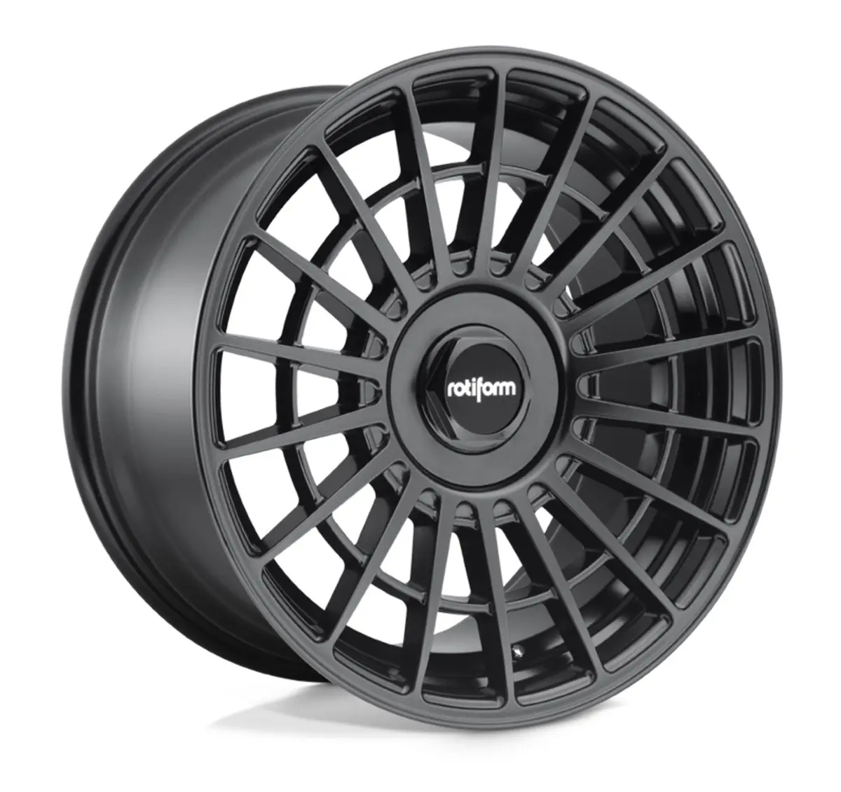 Rotiform Las-R Tesla Model 3 19" Front And Rear Wheel And Tire Package - Matte Black 1