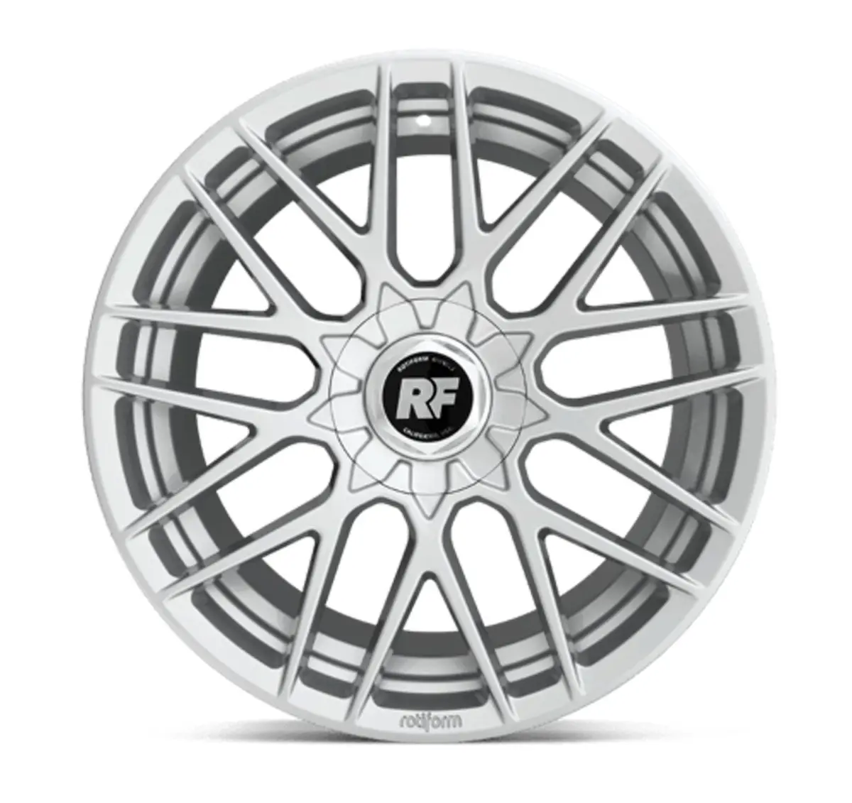 Rotiform Rse Tesla Model 3 19" Front And Rear Wheel And Tire Package - Gloss Silver 4