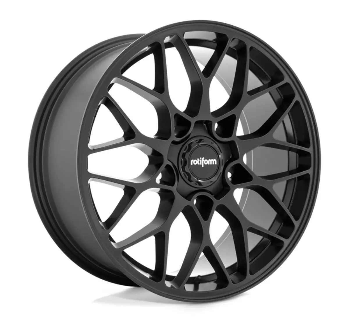 Rotiform Sgn Tesla Model 3 20" Front And Rear Wheel And Tire Package - Matte Black 1