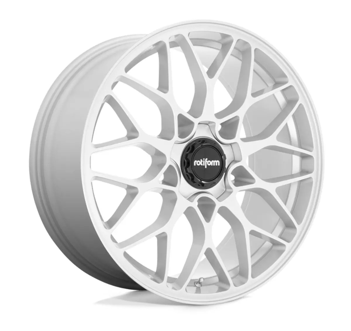 Rotiform Sgn Tesla Model 3 20" Front And Rear Wheel And Tire Package - Gloss Silver 1