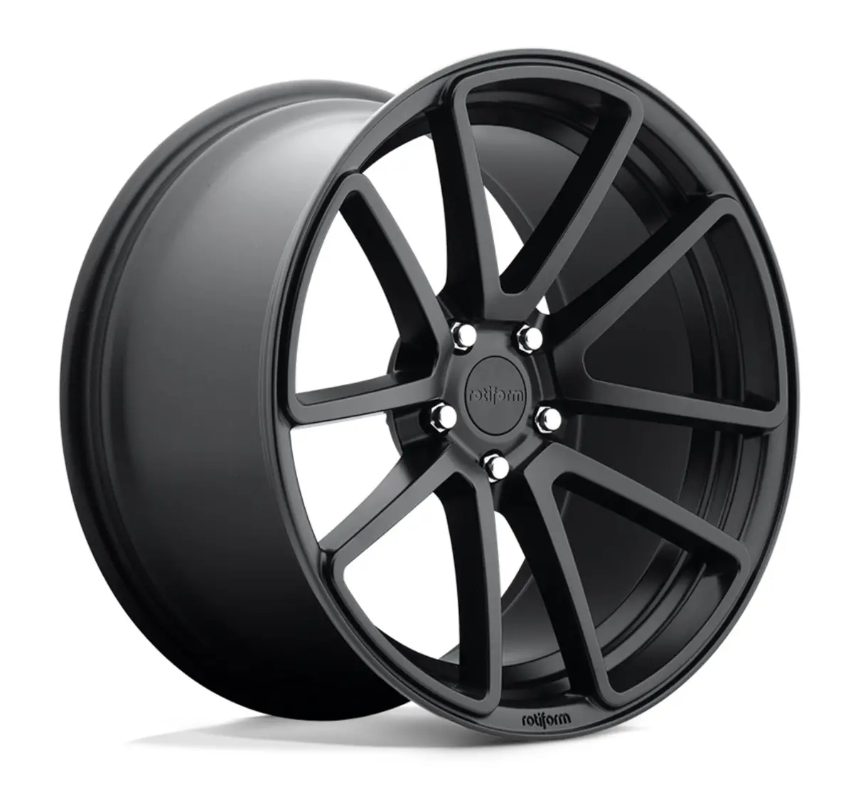 Rotiform Spf Tesla Model 3 19" Front And Rear Wheel And Tire Package - Matte Black 1