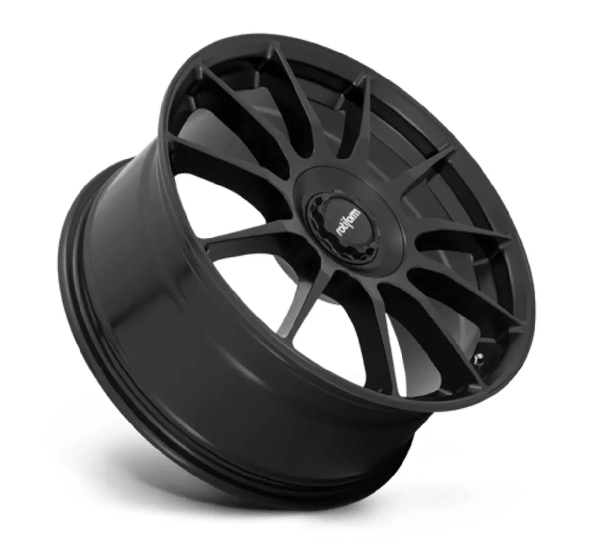 Rotiform Dtm Tesla Model 3 18" Front And Rear Wheel And Tire Package - Satin Black 2