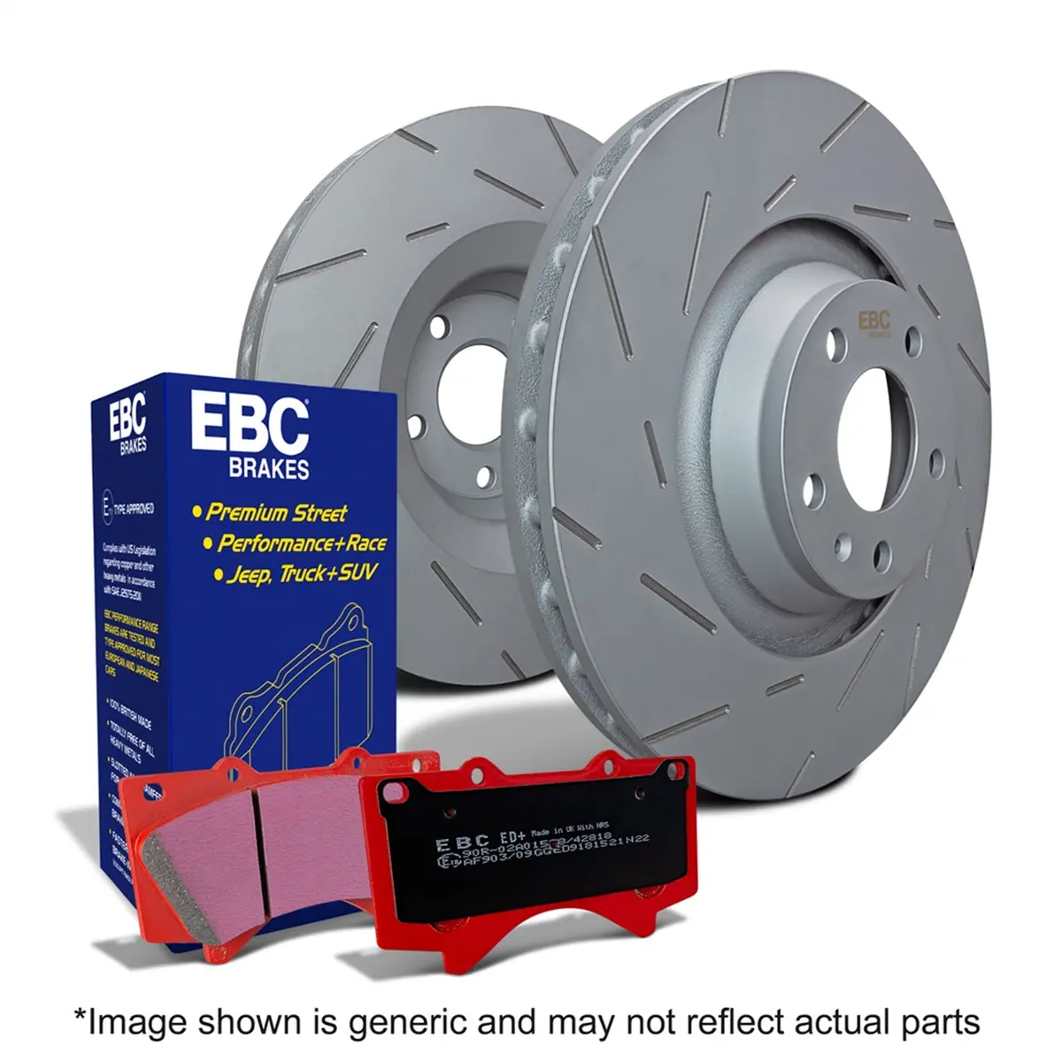 Ebc Brakes S15kr1035 S15 Kit Extra Duty And Usr Rotors 1