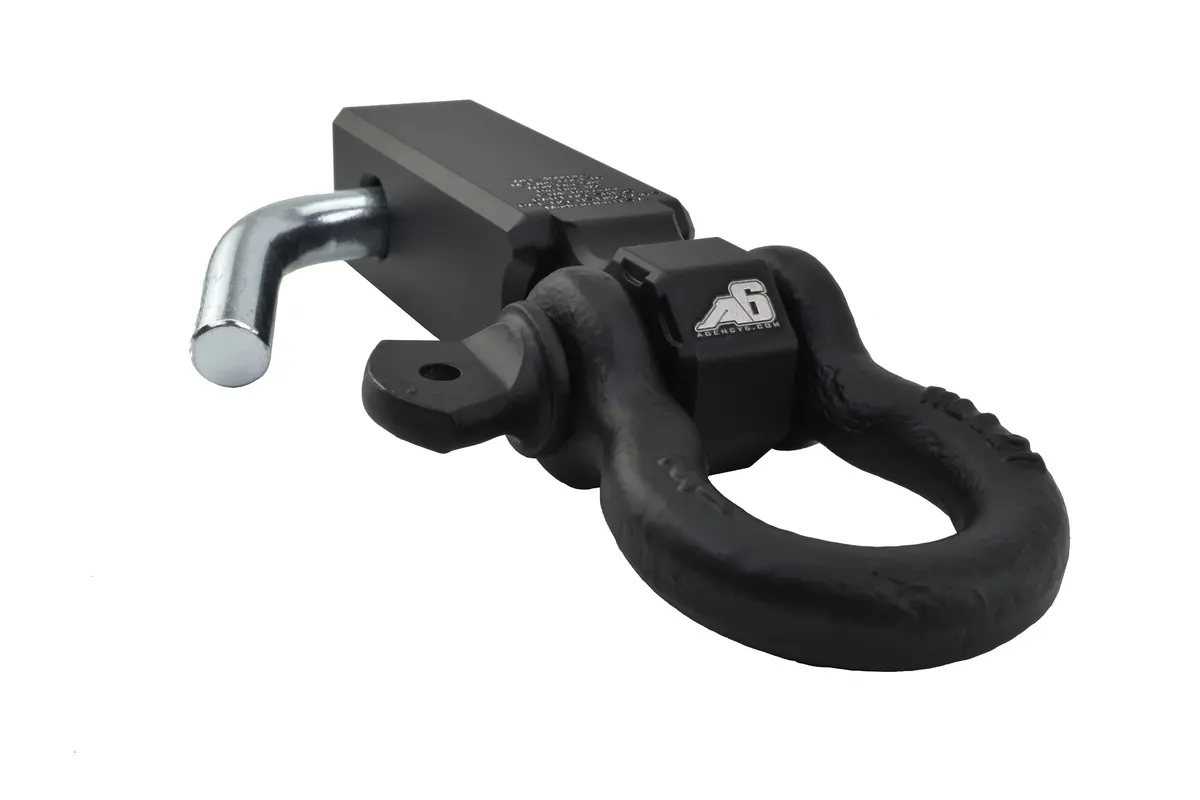 Shackle Block 1.25" Assembly - Black 1