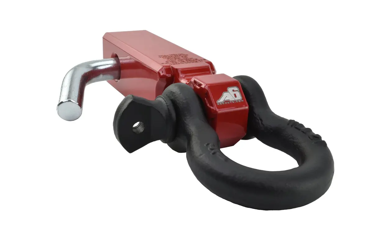 Shackle Block 1.25" Assembly - Red 1