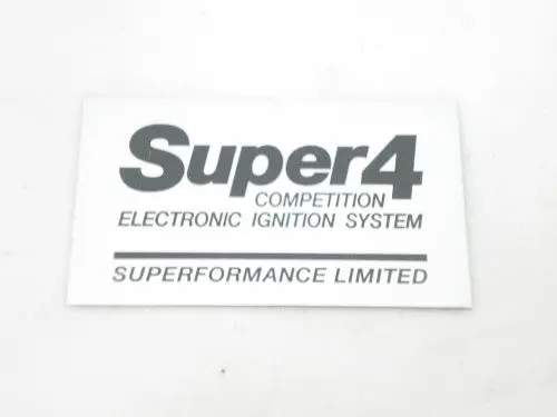 Super 4 Ignition Replacement Label Sf4label 1