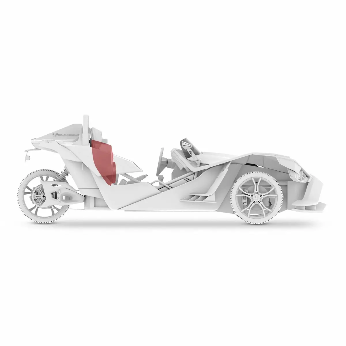 Polaris Slingshot Waterfall Center Console Loaded | 2 X Nxl-Iq6/Bk & 2 X Pro-Tw7ld And Digital Led Lights | 2015 - Current 2