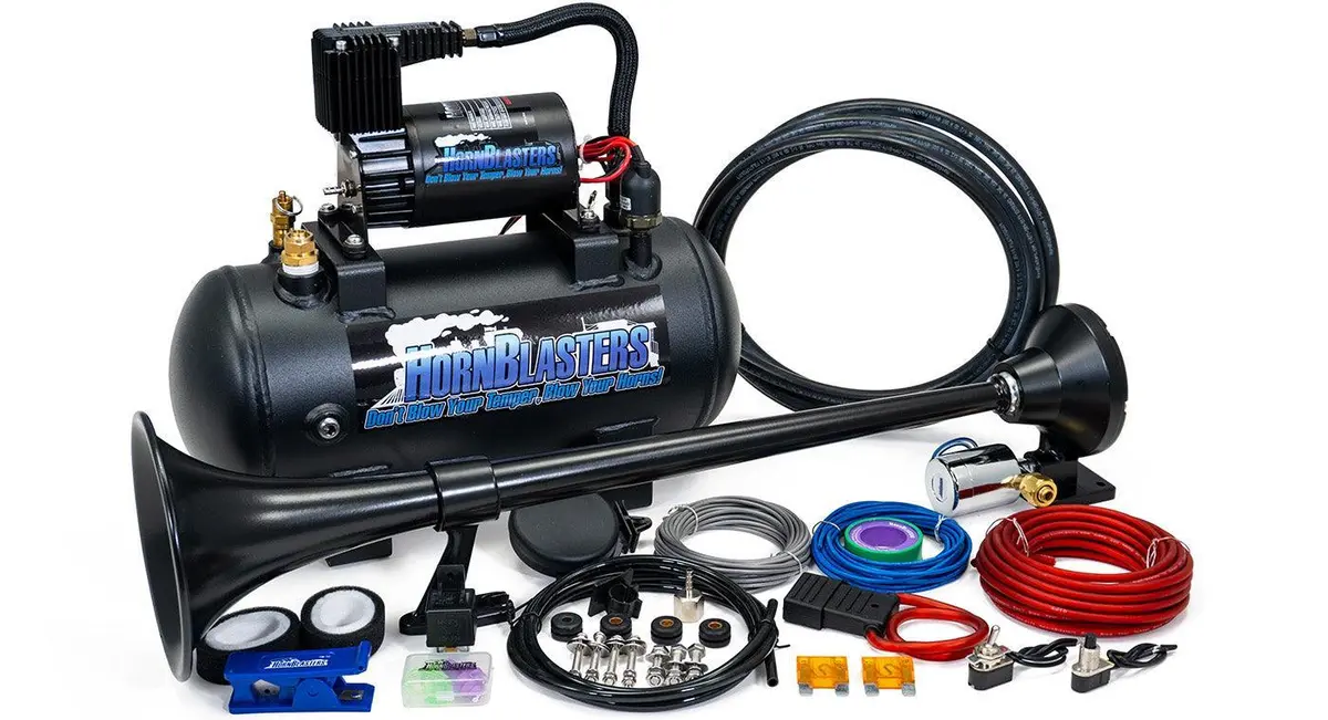 Open Box Safety Horn 127H Air Horn Kit 1