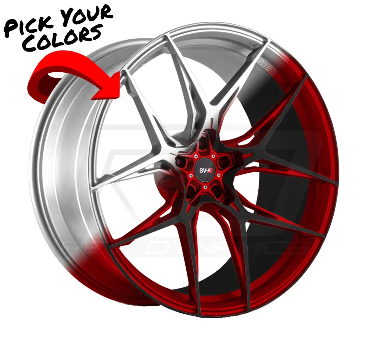Savini Sv-F5 Forged Monoblock C8 Corvette Z06 20X10" Front 21X13" Rear Wheel And Tire Package 1