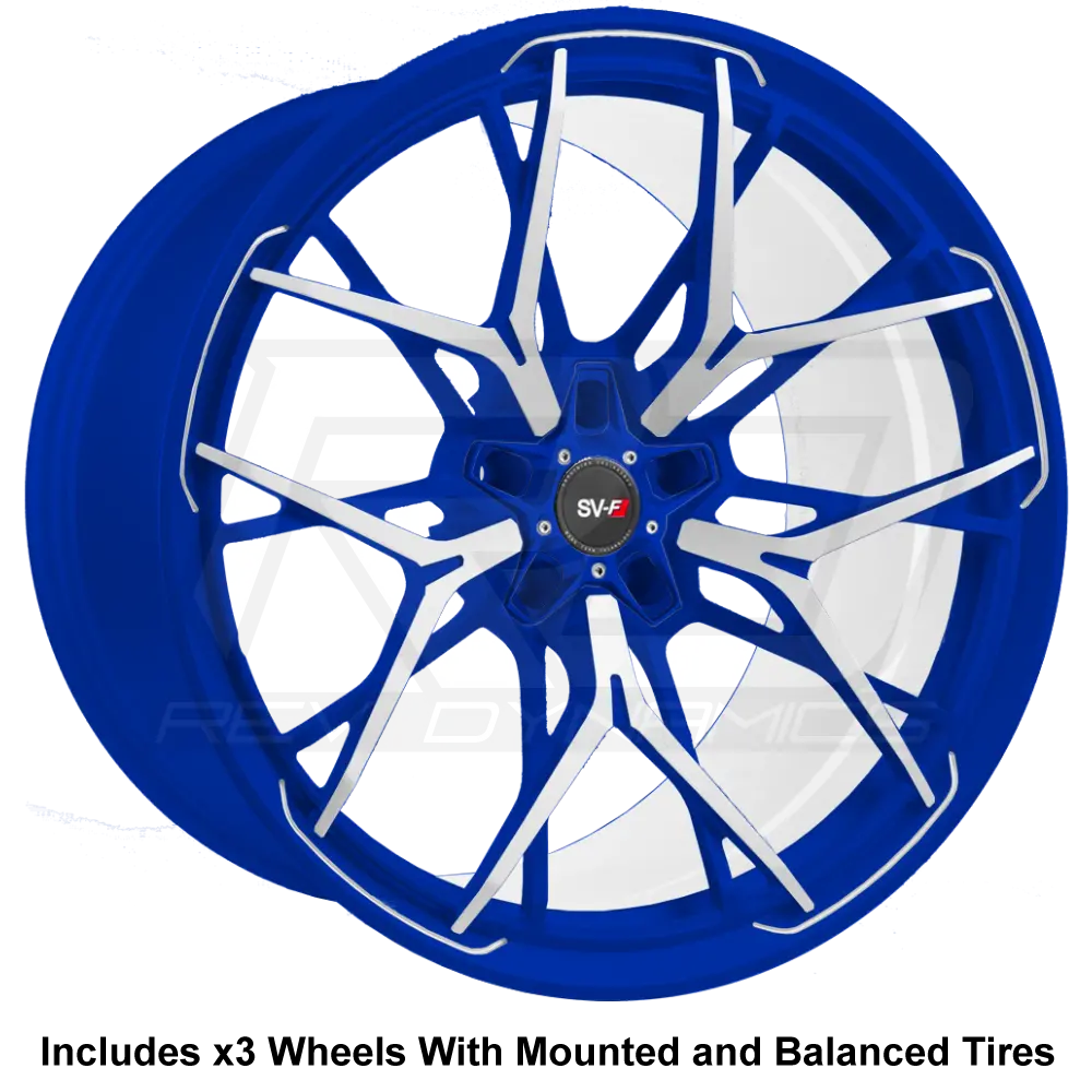 Savini Sv1 R3 Slingshot 20" Super Wide Rear (345 Or 335) Wheel And Tire Package 2