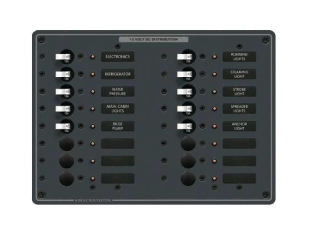 Blue Sea 16-Switch Dc Panel 1