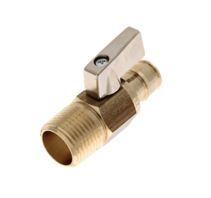 1/2" Propex X 1/2" Mip Brass Ball Valve (Lead Free) 1