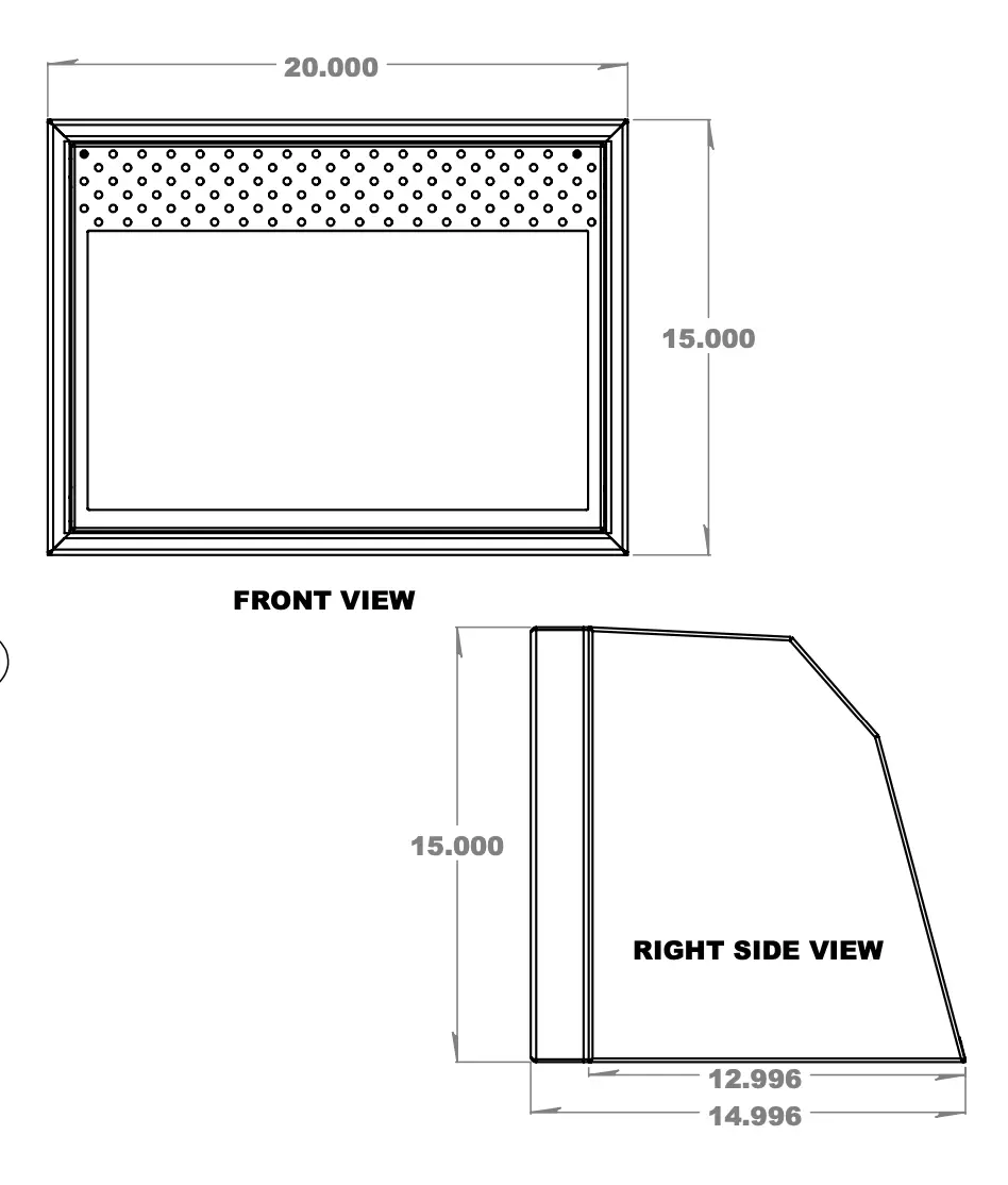 20" Microwave Cabinet 2
