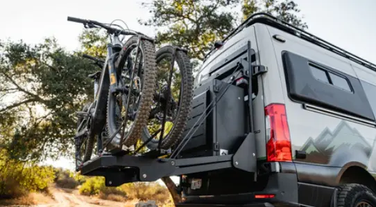 Aluminess Mercedes Sprinter Powerlift Bike Rack 1