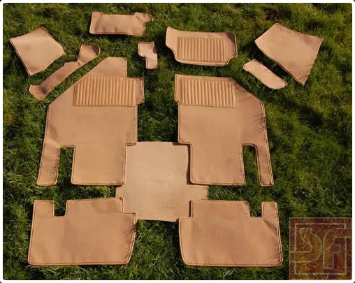 246 Gt Carpet Set Lhd 1974 Black 	24604375 1
