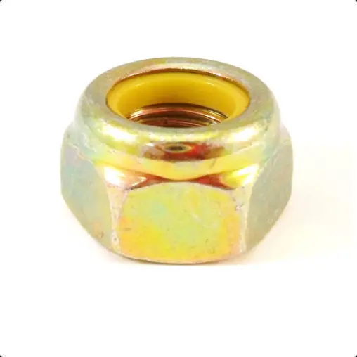 19Mm Spanner Size Nut M12 X 1.25Mm Nyloc Nut High Quality Yellow Nyloc Nut, Made To Replace Original Oem Parts Fitted In Period.  	M12nut 1