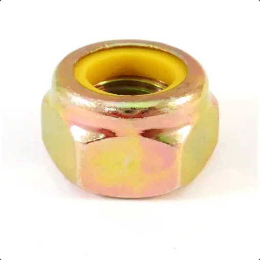 22Mm Spanner Size Nut M14 X 1.5Mm Nyloc Nut High Quality Yellow Nyloc Nut, Made To Replace Original Oem Parts Fitted In Period.  	M14nut 1