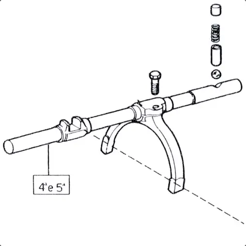 4Th/5Th Gear Selector Shaft (246: Gt Series 2/M) 	522475 1