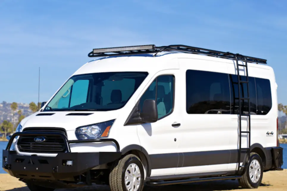 Aluminess Ford Transit Side Ladder 1
