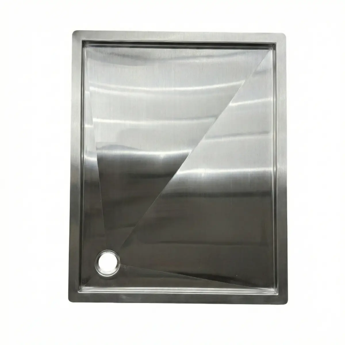 Tetravan In-Floor Shower Pan Stainless Steel 6