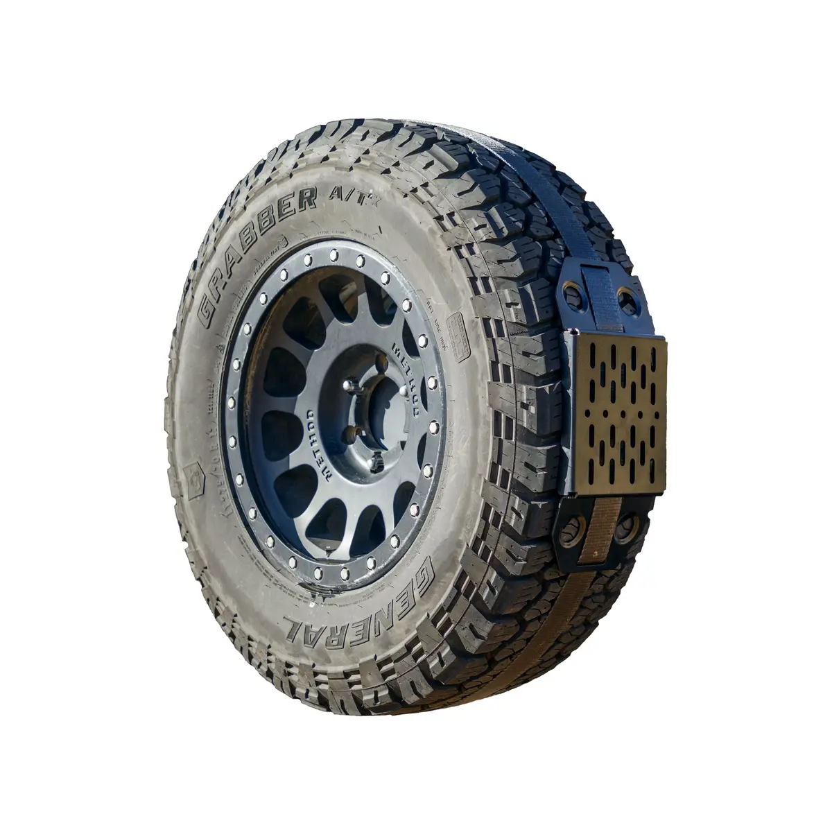 Overland Kitted Spare Tire Accessory Bracket 1