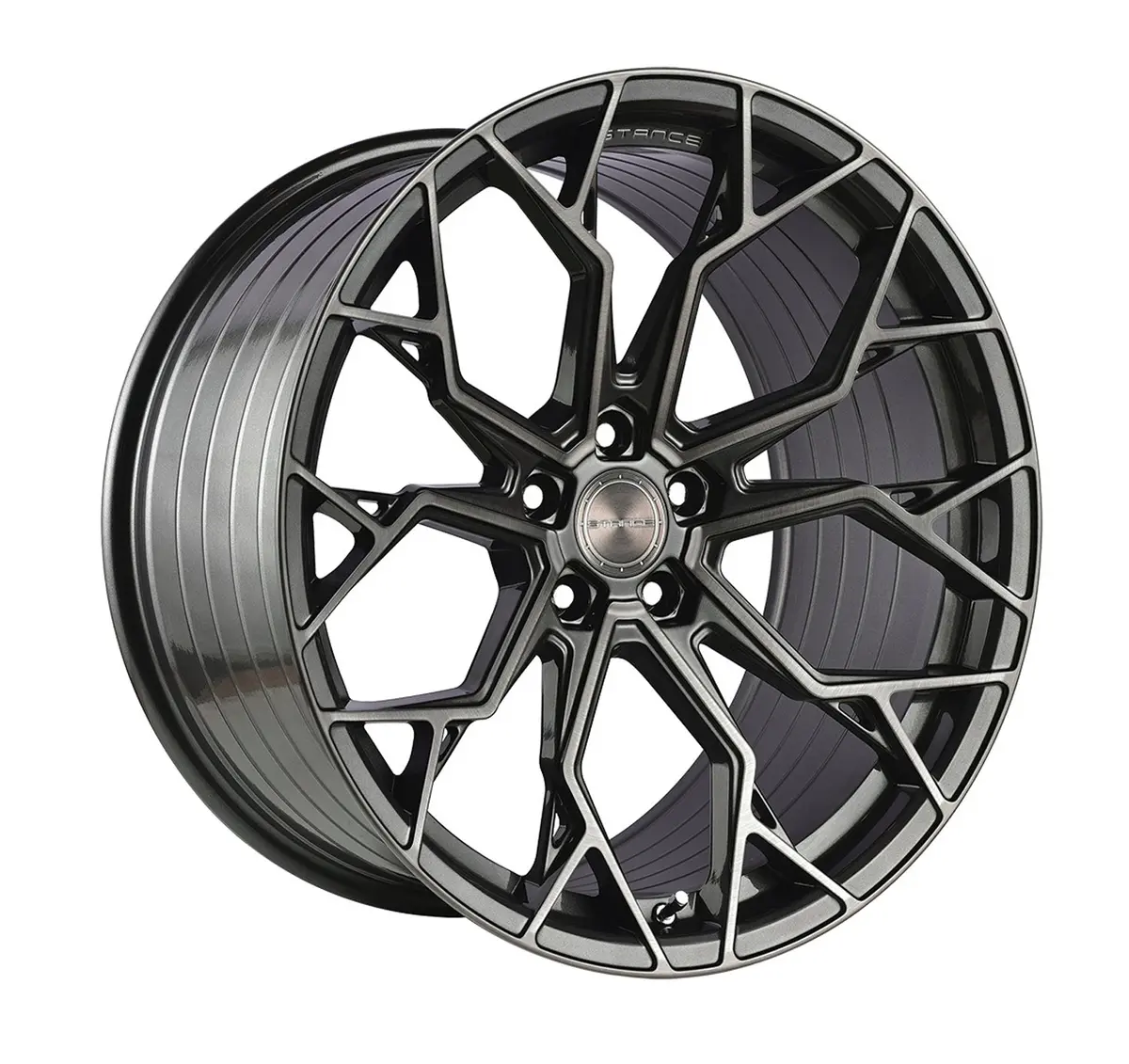 Stance Sf10 C8 Corvette 20X9" Front 21X12" Rear Wheel And Tire Package 1