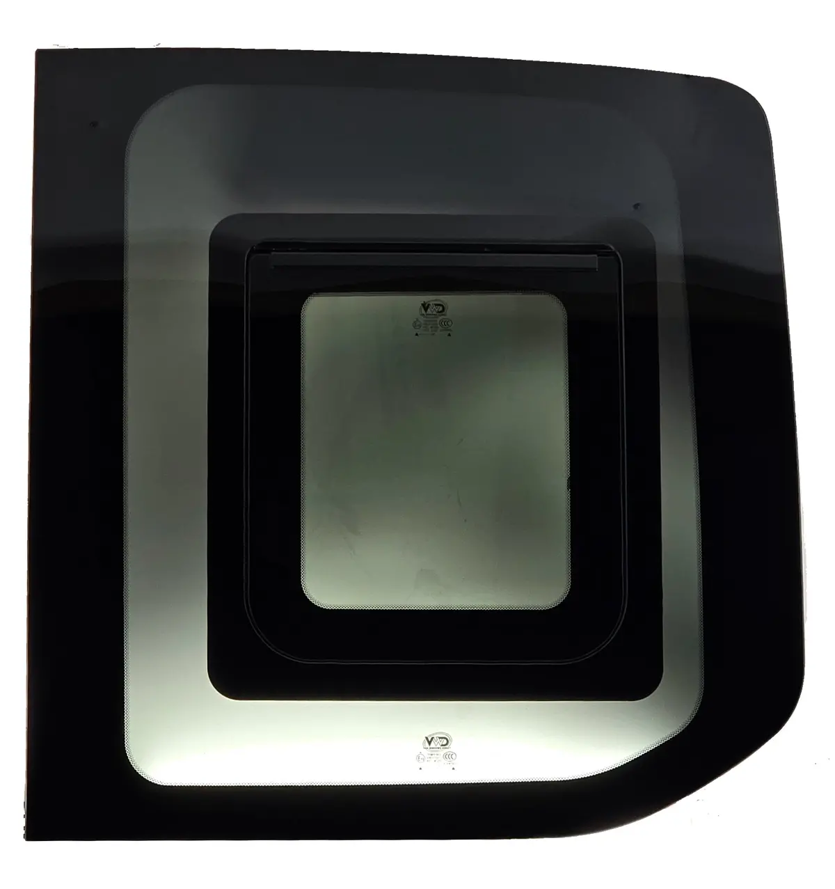 Vwd 2015+ Ford Transit Awning Window Medium / High Roof Passenger Side Rear Cargo Door (Tr215-Aw) 1