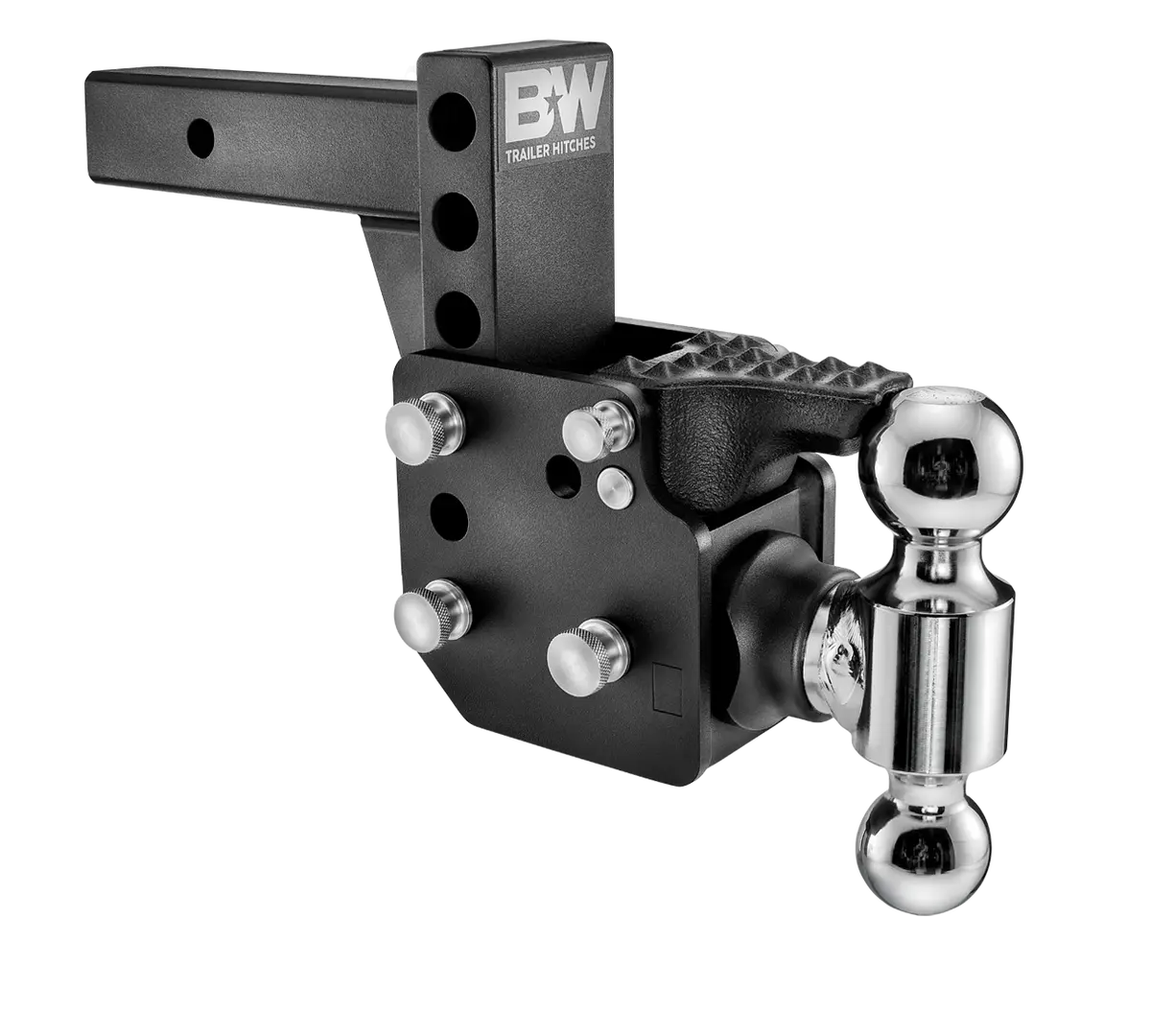 B&W Trailer Hitches Ts10053b B&W Tow & Stow Pintle Adjustable Ball Mount 1