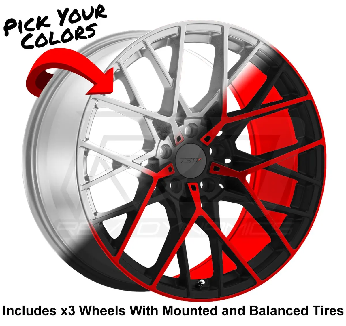 Tsw Sebring 20" Slingshot Wheel And Tire Package 1