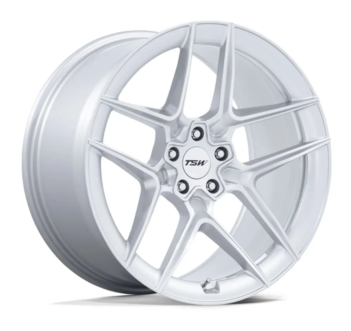 Tsw Slipstream Tesla Model 3 20" Front And Rear Wheel And Tire Package - Silver 1
