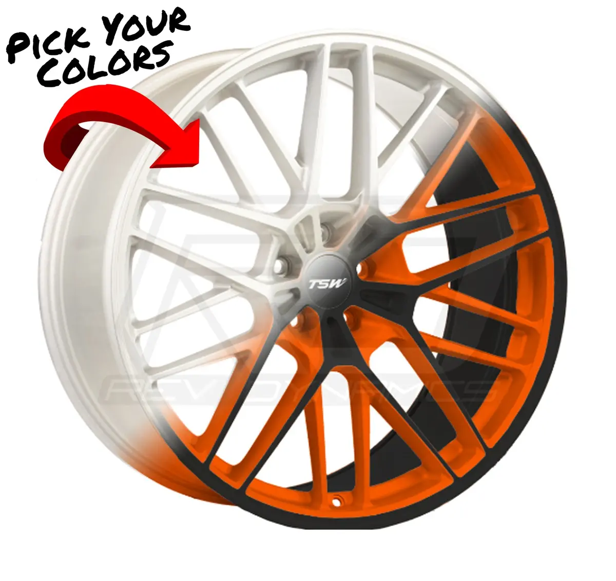 Tsw Daytona 22" Slingshot Wheel And Tire Package 1