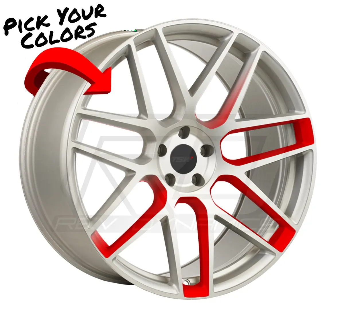 Tsw Lasarthe 22" Slingshot Wheel And Tire Package 1