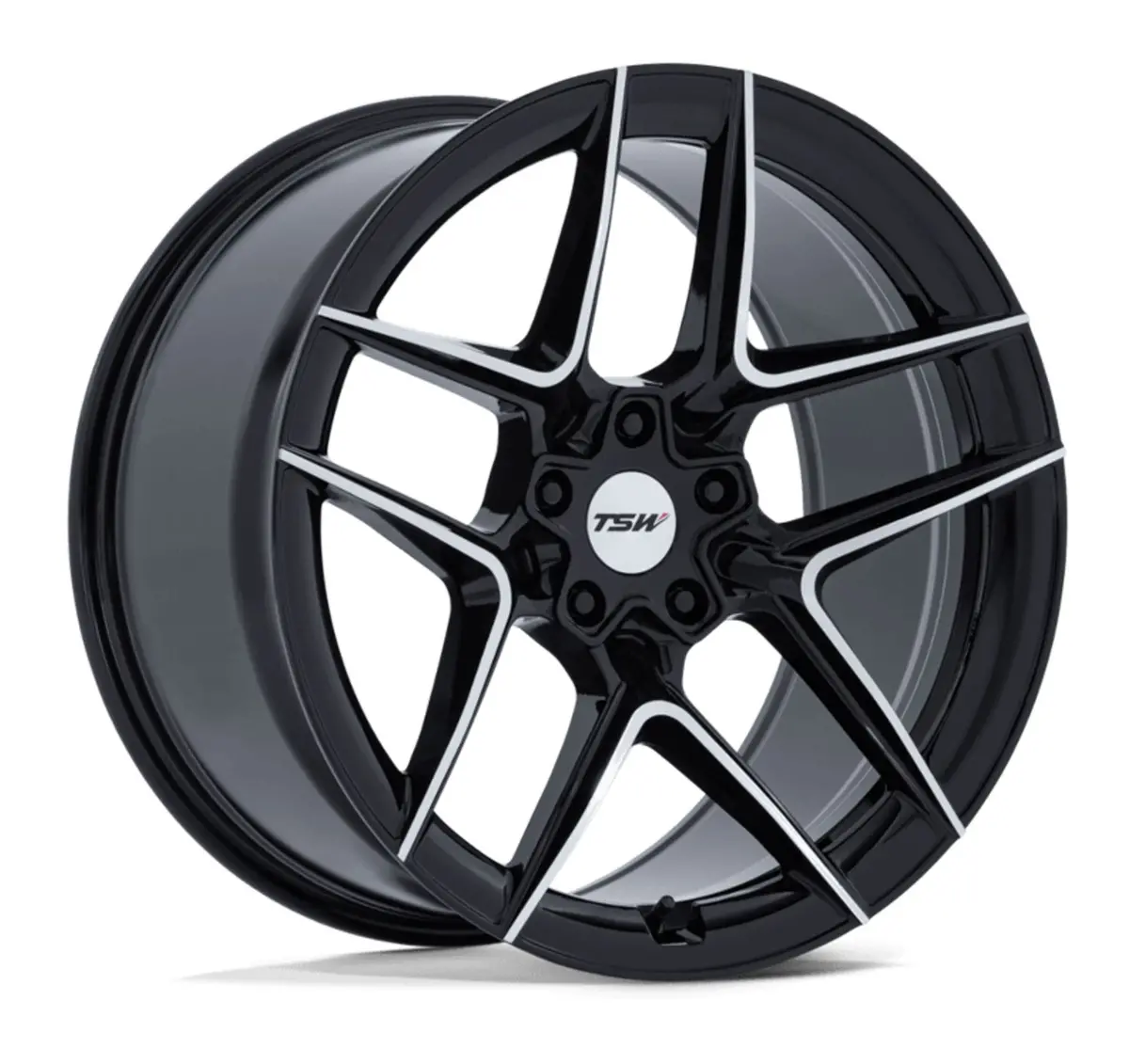 Tsw Slipstream Tesla Model 3 20" Front And Rear Wheel And Tire Package - Black 1