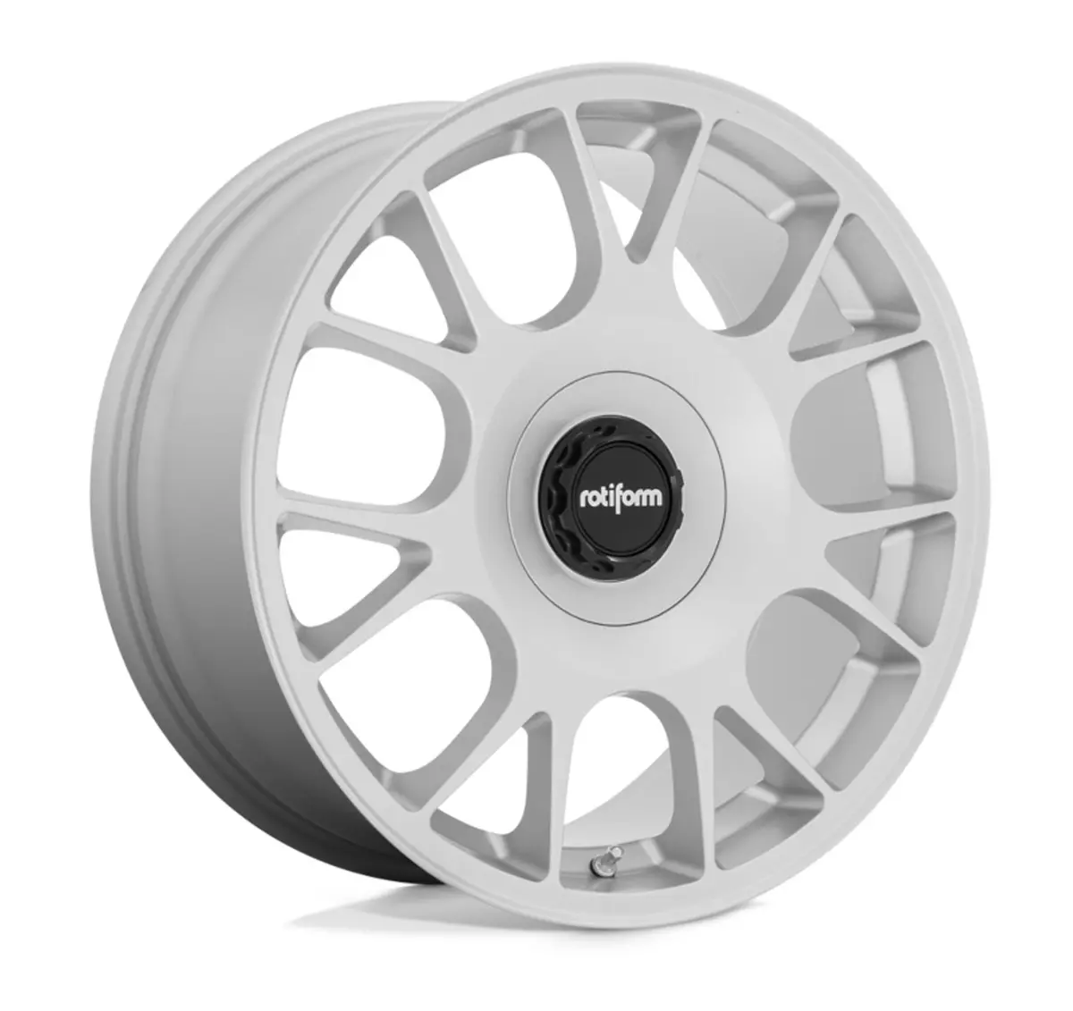 Rotiform Tuf-R Tesla Model 3 20" Front And Rear Wheel And Tire Package - Satin Silver 1