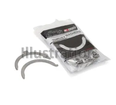 King Engine Bearings Tw1003am Thrust Washer Set For Chrysler Hemi 345, 370; Bimetal (Aluminum Base) 2