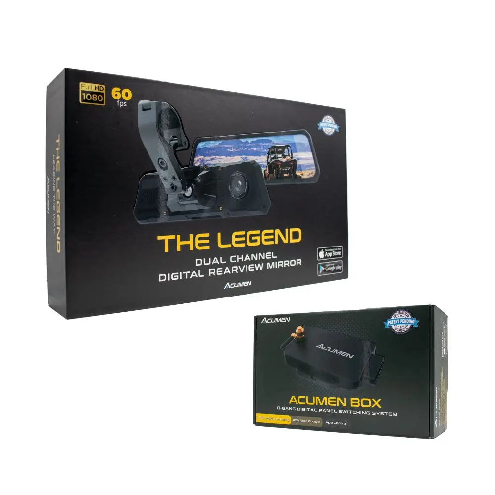 The Legend Digital Rear View Mirror Dash Cam Kit For The Polaris Slingshot 2