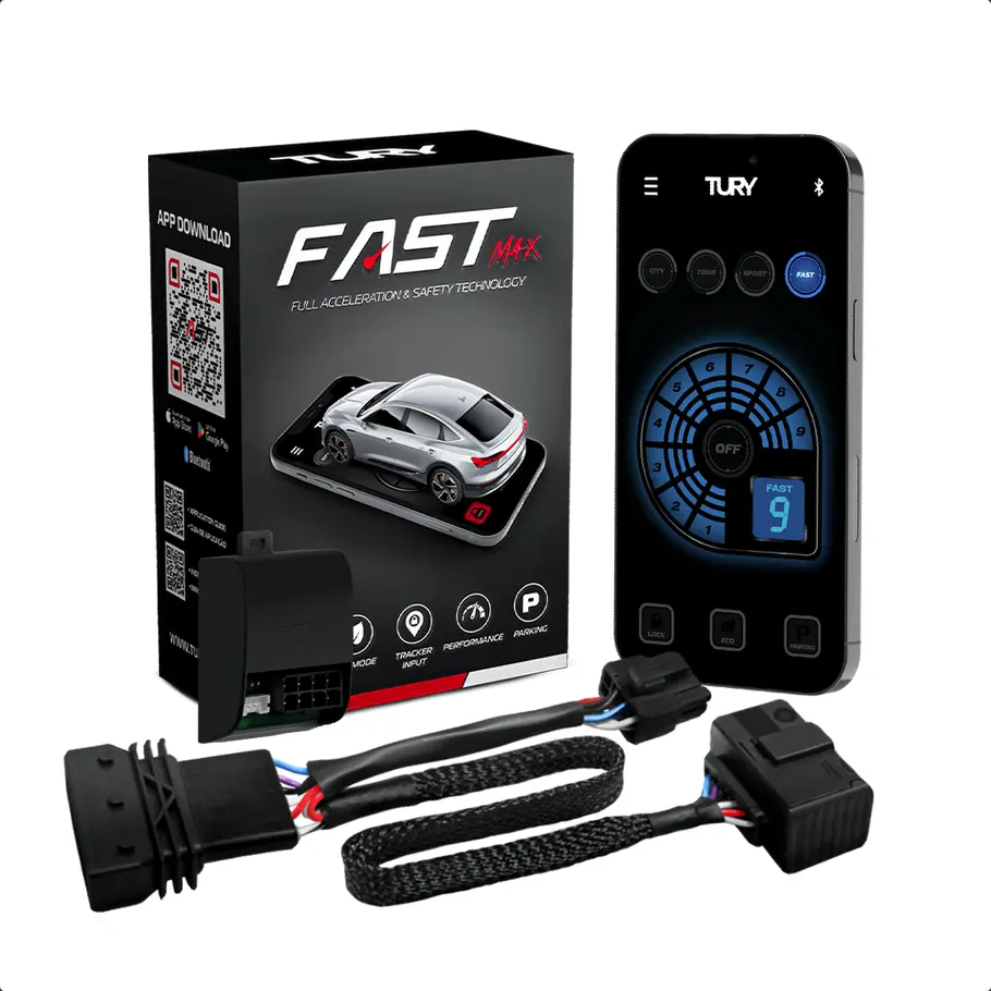 Tury Fast Max 5.0 - Jeep Wrangler - Gladiator Throttle Response And Security Controller 1
