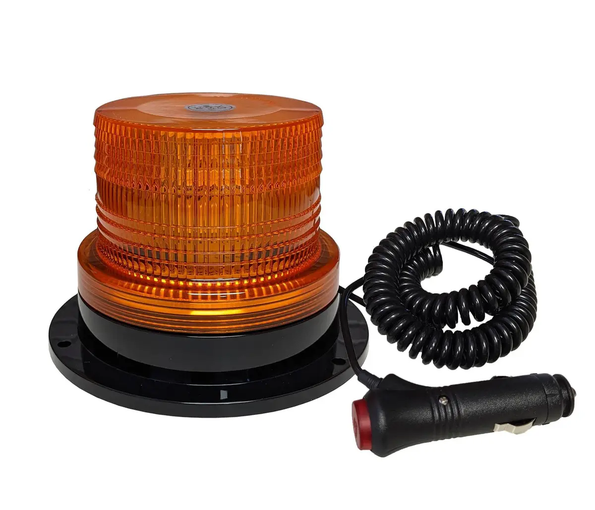 Uni-Bond Lighting E-333Am 3.75" Amber Led Beacon 1