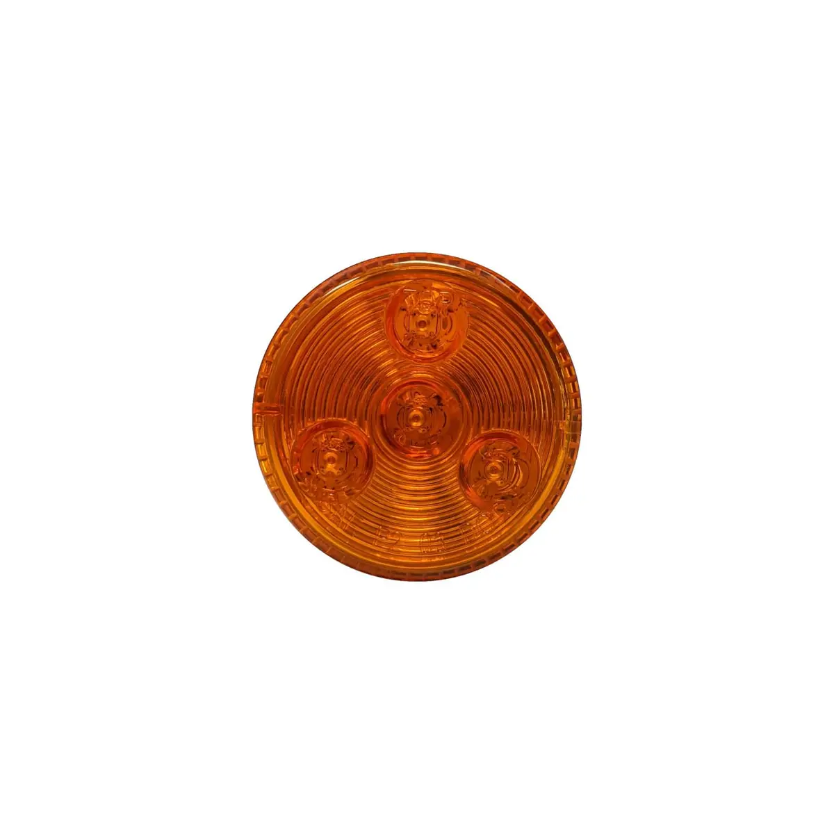 Uni-Bond Lighting Led2000-4A Led 2" Rd Marker Lamp Amber - 4-Dio 1