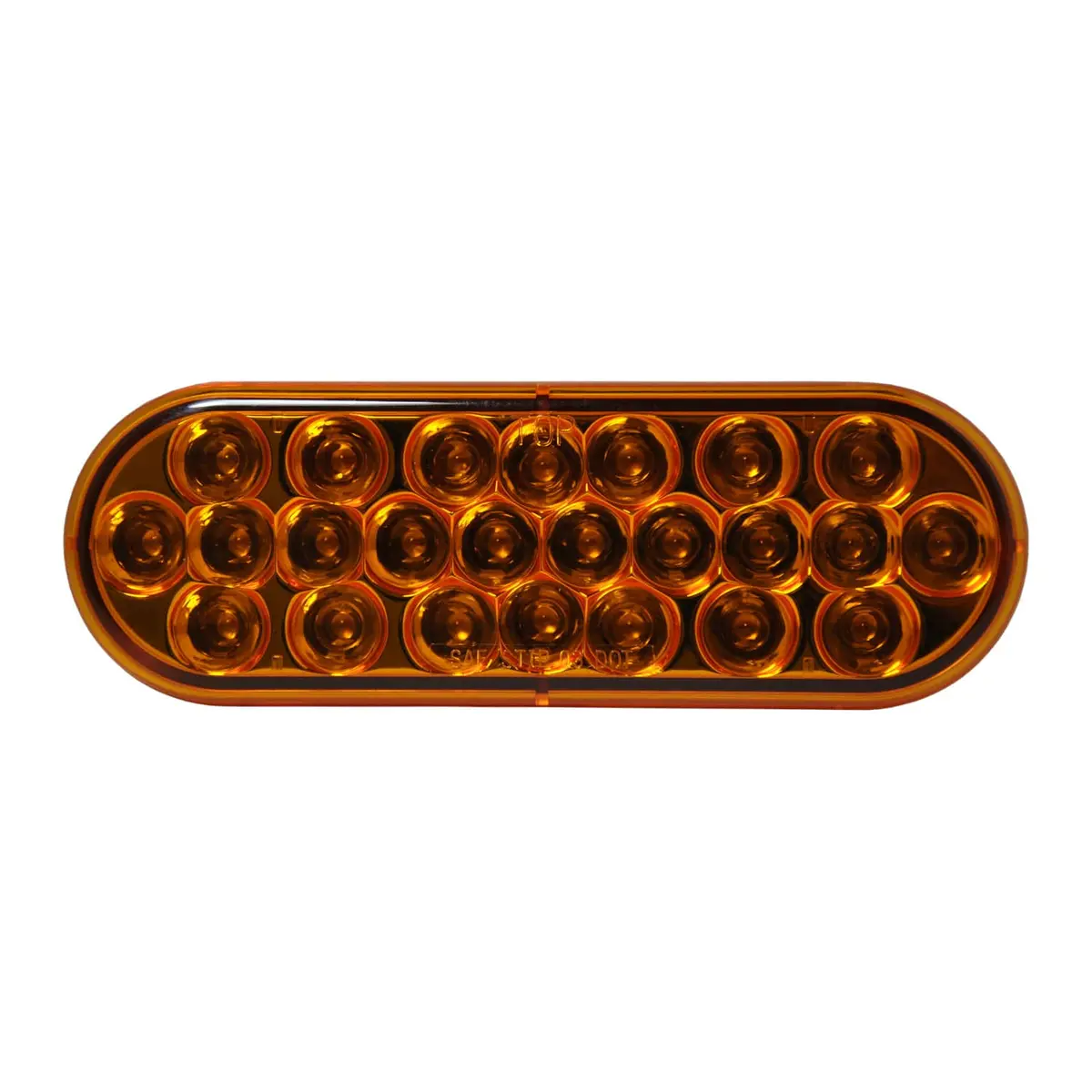Uni-Bond Lighting Led2238-24A Led Oval Turn/Tail/Park Lamp Amber - 24-Dio 1